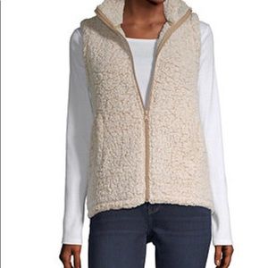 Arizona Tan Fleece Vest - lightly worn